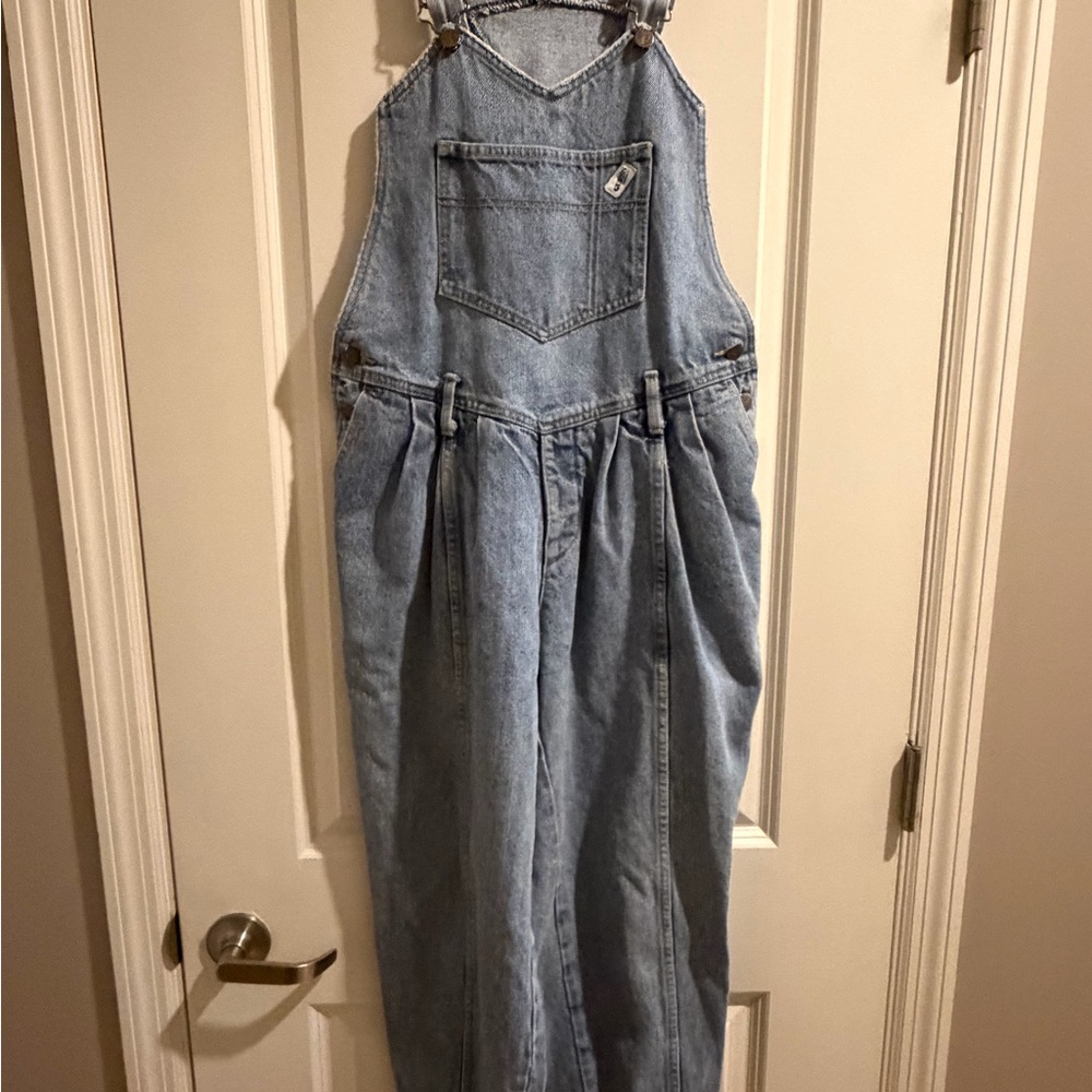 Vintage Guess Light Blue Denim Overalls